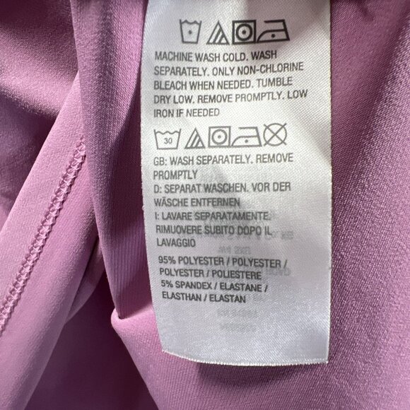 Susan Graver Women's Top Plus 3X Pink Puff Long Sleeves Crochet Cuffs Stretch - Picture 7 of 9